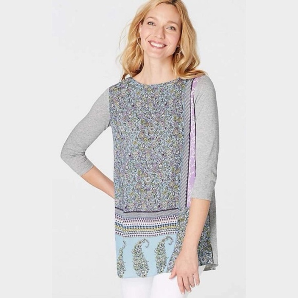 J Jill women’s floral tunic